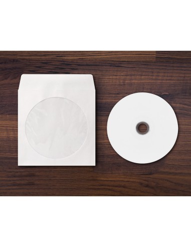 SOBRE CD Q-CON.C/VENTANA TPTE.Y SOLAPA PK.50 UDS.