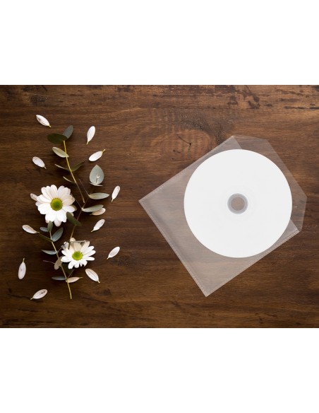 SOBRE CD Q-CON.PP C/SOLAPA PK.50 UDS.