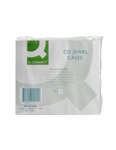 CAJA CD Q-CON.-C/INTERIOR NG.PACK 10 UDS.