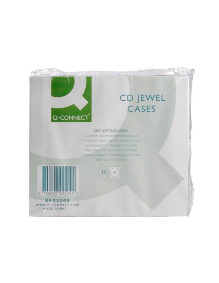 CAJA CD Q-CON.-C/INTERIOR NG.PACK 10 UDS.