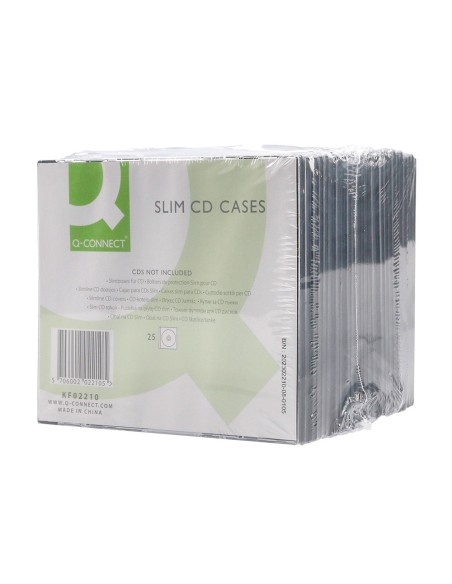 CAJA CD Q-CON.SLIM C/INTERIOR NG.PACK 25 UDS.