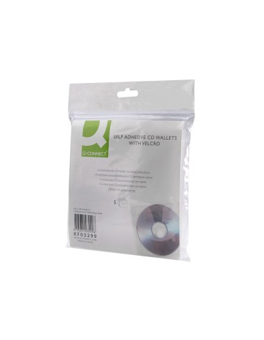 SOBRE CD Q-CON.PP AUTOADHESIVO CONVELCRO-BOLSA C/5 UDS.-