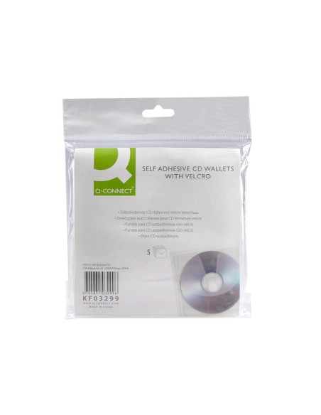 SOBRE CD Q-CON.PP AUTOADHESIVO CONVELCRO-BOLSA C/5 UDS.-