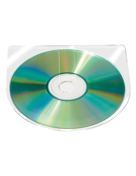 FUNDA AUTOADH. CD Q-CON.SIN SOLAPA PK.10 UDS.