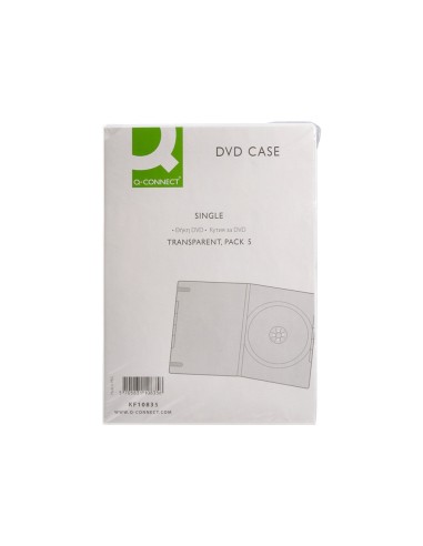 CAJA DVD Q-CON.TPTE.PACK 5 UDS.
