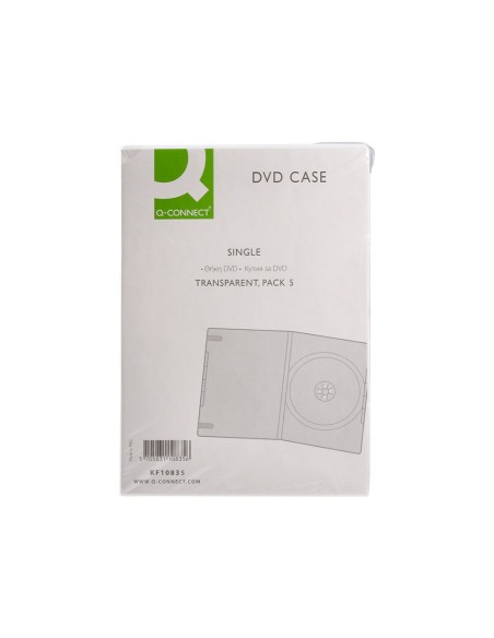 CAJA DVD Q-CON.TPTE.PACK 5 UDS.