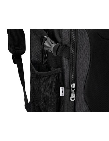 MOCHILA PARA PORTATIL Q-CONNECT 18" NEGRA 1 ASA 1 BOLSILLO EXTERIOR