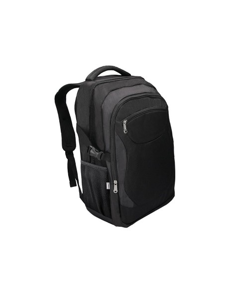 MOCHILA PARA PORTATIL Q-CONNECT 18" NEGRA 1 ASA 1 BOLSILLO EXTERIOR