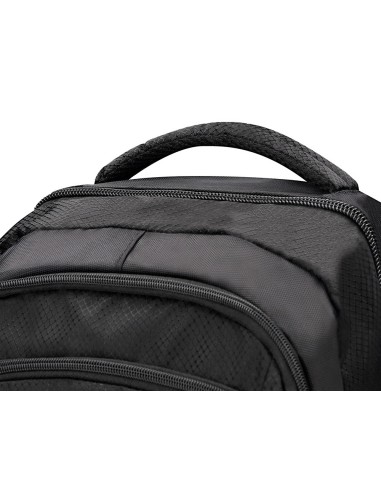 MOCHILA PARA PORTATIL Q-CONNECT 18" NEGRA 1 ASA 1 BOLSILLO EXTERIOR