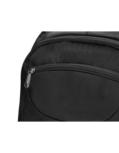MOCHILA PARA PORTATIL Q-CONNECT 18" NEGRA 1 ASA 1 BOLSILLO EXTERIOR