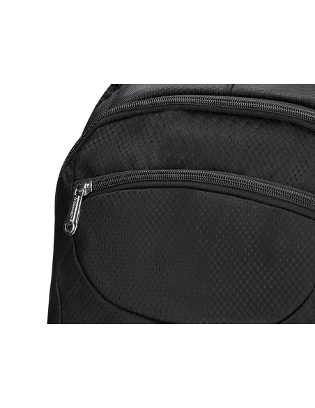 MOCHILA PARA PORTATIL Q-CONNECT 18" NEGRA 1 ASA 1 BOLSILLO EXTERIOR