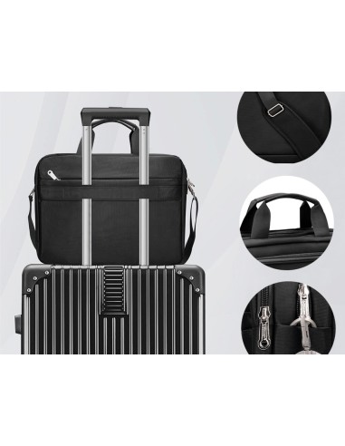 MALETIN PORTATIL Q-C/15,5" NG.1 ASA 1 BOLSILLO EXTERIOR 390X310X120MM