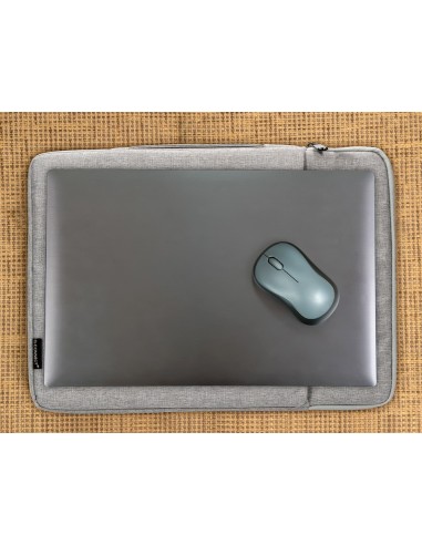 FUNDA PORTATIL Q-CON.13,3\" ASA 1 BOLSILLO EXTERIOR GRIS 350X250X25MM
