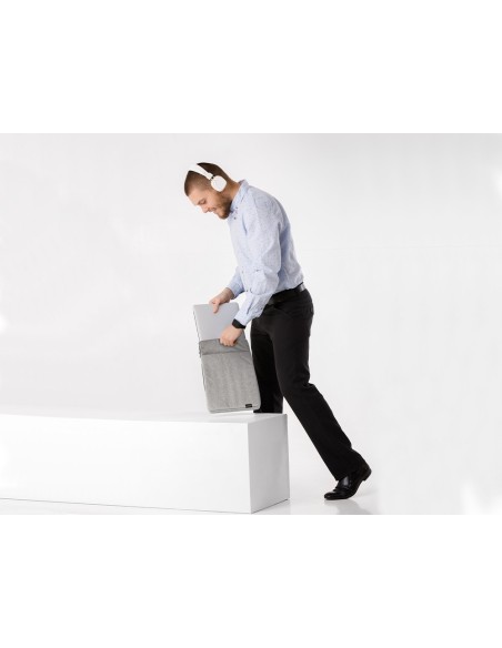 FUNDA PORTATIL Q-CON.13,3\" ASA 1 BOLSILLO EXTERIOR GRIS 350X250X25MM