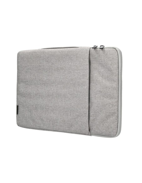 FUNDA PORTATIL Q-CON.13,3\" ASA 1 BOLSILLO EXTERIOR GRIS 350X250X25MM