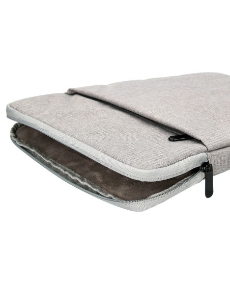 FUNDA PORTATIL Q-CON.13,3\" ASA 1 BOLSILLO EXTERIOR GRIS 350X250X25MM