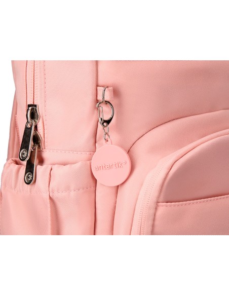 MOCHILA ANTARTIK GLOW BAGS ACOLCHADO PORT 15" ROSA 25 L 440X150X310MM