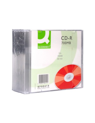 CD-R Q-CON. CAP. 700MB DURACION 80MIN VELOCIDAD 52X CAJA 1 UD.