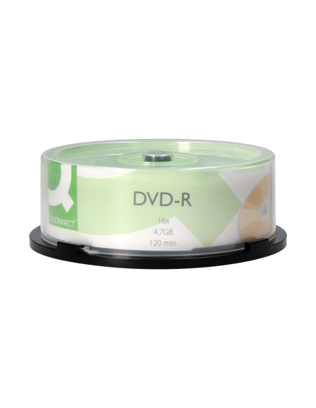 DVD-R Q-CON. CAP. 4,7GB DUR.120MIN VEL. 16X 25 UD.