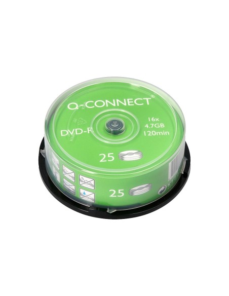 DVD-R Q-CON. CAP. 4,7GB DUR.120MIN VEL. 16X 25 UD.