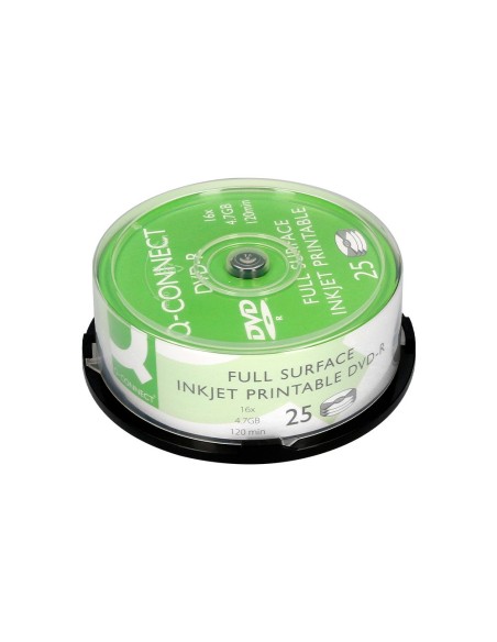 DVD-R Q-CON. IMP. CARTUCHO 4,7GB DURACION 120MIN 16X 25 UD.
