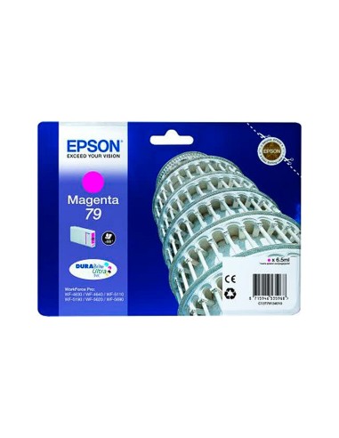 C13T79134010 CARTUCHO EPSON T7913 WF-4630DWF/5190DW 79 MAG. 900 PG.