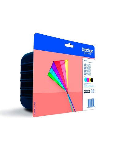 LC-223VALBP CARTUCHO BROTHER RAINBOW PK. ALTA CAP. 550 PG.