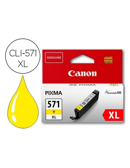 0334C001 CARTUCHO CANON CLI-571XL AM. 500 PG.