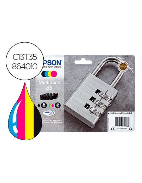 T3586 CARTUCHO TINTA EPSON 35 PRO MULTIPACK NG/AM/CY/MAG