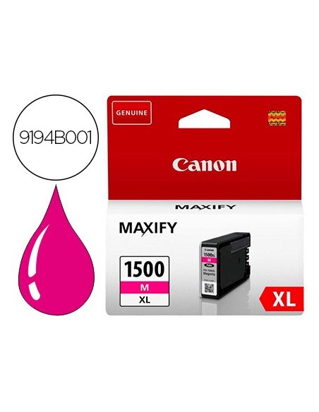 9194B001 CARTUCHO CANON PGI-1500XL MAG. 1200 PG.