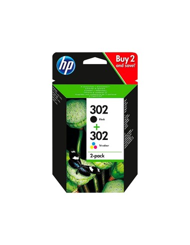 X4D37AE CARTUCHO HP Nº 302 MULTIPACK 195 PG.