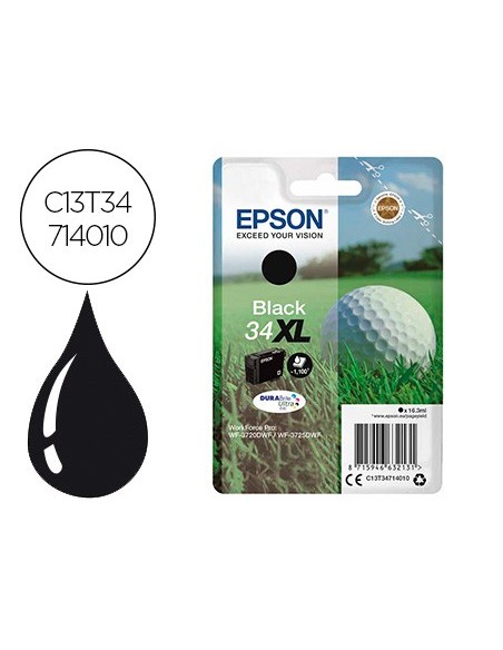 C13T34714010 CARTUCHO EPSON WF-3720DWF/WF-3725DWF NG. 1100 PG.