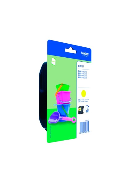 LC-221YBP CARTUCHO  BROTHER AM. 260 PG.