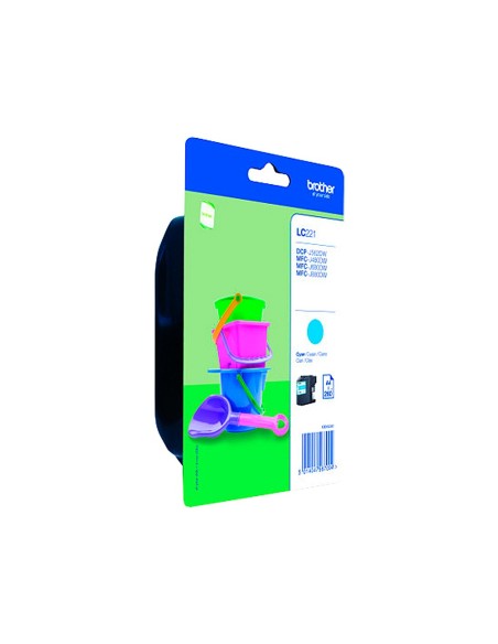 LC-221CBP CARTUCHO BROTHER CIAN 260 PG.