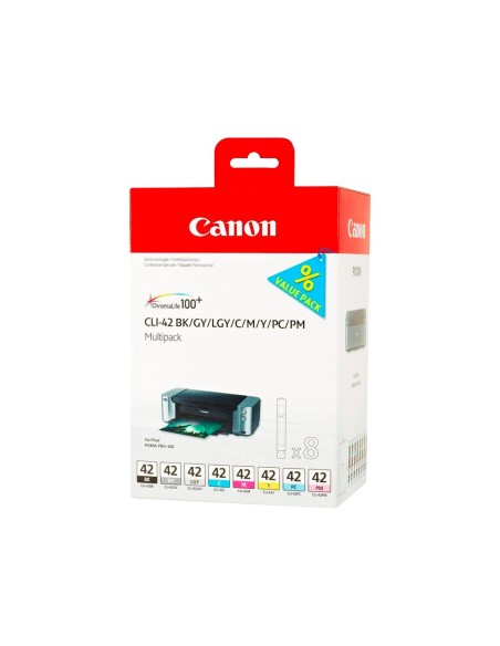 6384B010 CARTUCHO CANON CLI-42 MULTIPACK 8 COL. 300 PG.