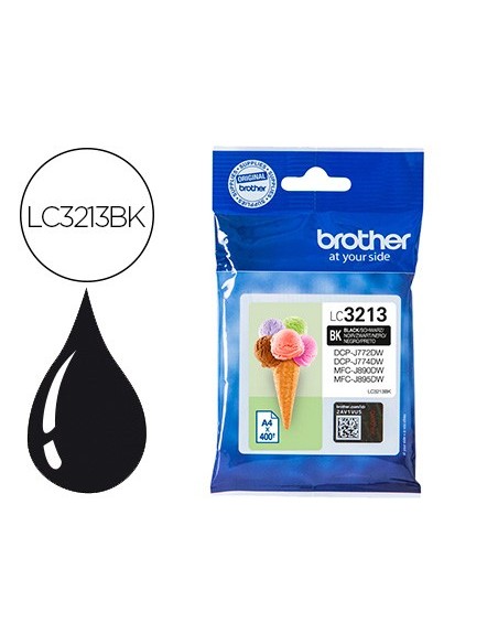 LC-3213BK CARTUCHO BROTHER NG. 400 PG.