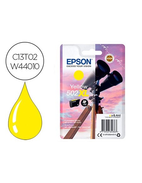 C13T02W44010 CARTUCHO EPSON XP-5100/XP-5105 502XL AM .470 PG.