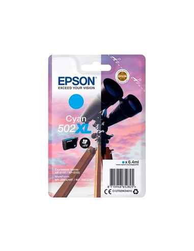 C13T02W24010 CARTUCHO EPSON XP-5100/XP-5105 502 XL CIAN 470 PG.