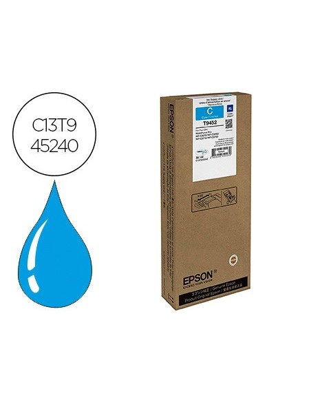 C13T945240 CARTUCHO EPSON T9452 WF-C5210DW CIAN 5000 PG.
