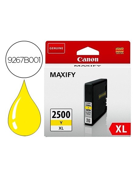 9267B001 CARTUCHO CANON PGI 2500 XL MAXIFY AM. 1520 PG.