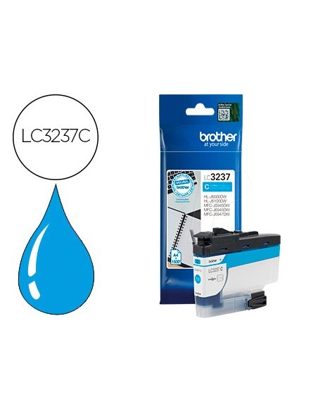 LC-3237C CARTUCHO BROTHER CIAN 1500 PG.