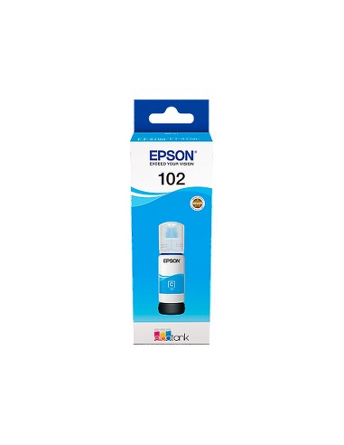 C13T03R240 TINTA EPSON ECOTANK 102 BOTE 70 ML CIAN 6.000 PG.