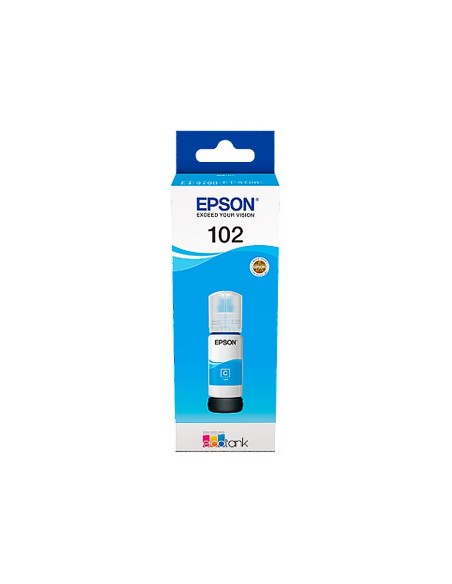 C13T03R240 TINTA EPSON ECOTANK 102 BOTE 70 ML CIAN 6.000 PG.
