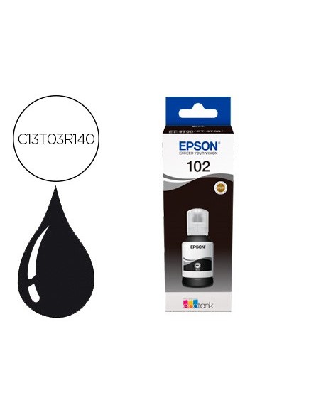 C13T03R140 TINTA EPSON ECOTANK 102 BOTE 127 ML NG.7.500 PG.