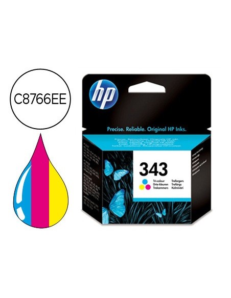 C8766EE CARTUCHO HP Nº 343 TRICOLOR 330 PG.