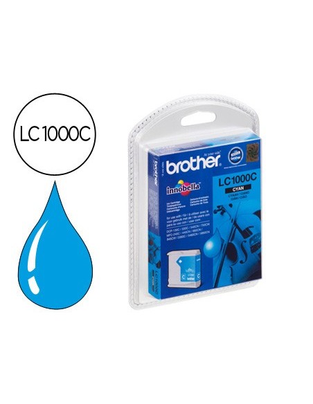 LC-1000C CARTUCHO BROTHER CIAN 400 PG.