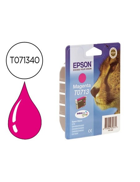 C13T07134012 CARTUCHO EPSON D78/DX4000 MAG. 250 PG.