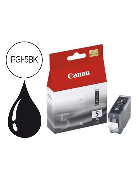 0628B001 CARTUCHO CANON PGI-5BK NG. ALTA CAP. 800 PG.