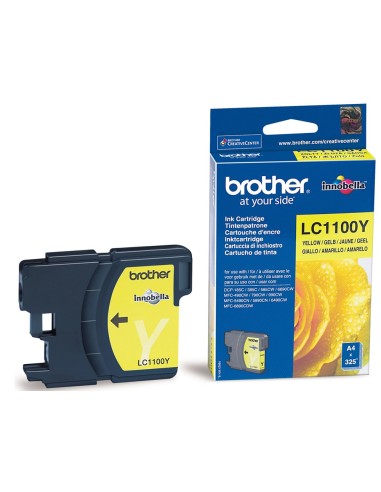 LC-1100Y CARTUCHO BROTHER AM. 325 PG.