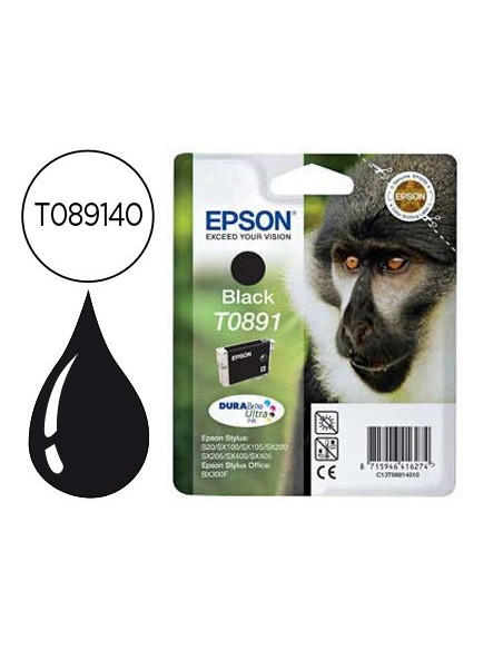 C13T08914011 CARTUCHO EPSON S20/SX100/SX109 T0891 NG. 170 PG.